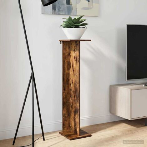 Soporte de plantas Roble Ahumado 25 x 25,5 x 100,5 cm
