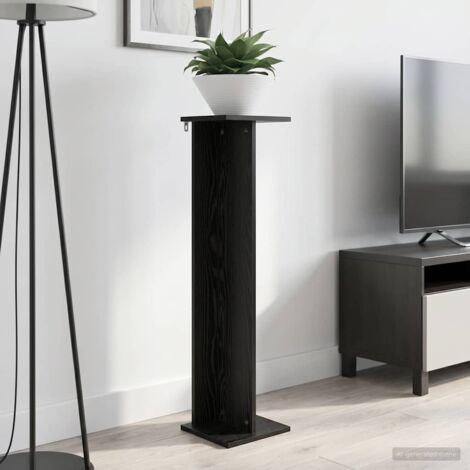 Soporte de plantas Roble Negro 25 x 25,5 x 100,5 cm