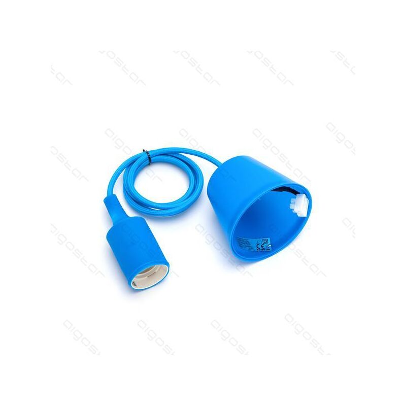 

Soporte de plástico para lámpara E27 Azul