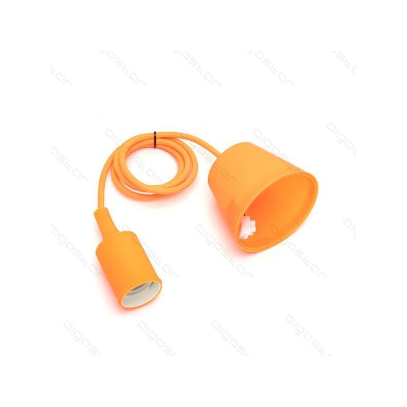 

Soporte de plástico para lámpara E27 Naranja