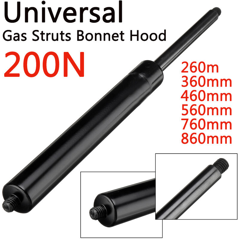 

Soporte de Resorte, Elevador de Gas Universal 300N admite puntales de 860 mm para Caravanas de Vehículos de Motor 200N