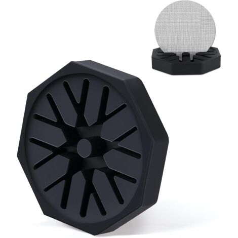 Soporte de silicona para portafiltros - Soporte para portafiltros de espresso compatible con filtros de 49 mm, 51 mm, 53,5 mm y 58 mm.