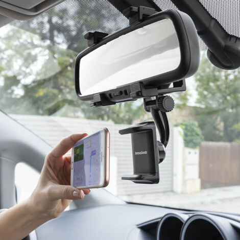 SOPORTE DE SMARTPHONE PARA ESPEJO RETROVISOR STROPP V0103557 INNOVAGOODS
