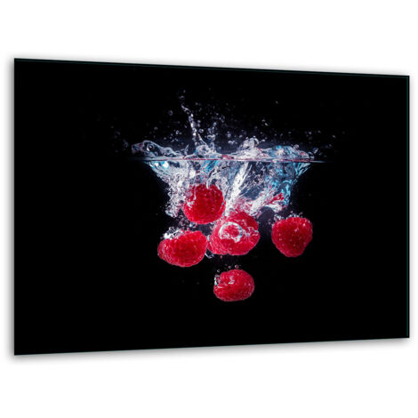 Soporte de tabla de corte de vidrio 40x30 fruta