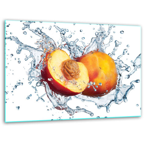 Soporte de tabla de corte de vidrio 40x30 fruta