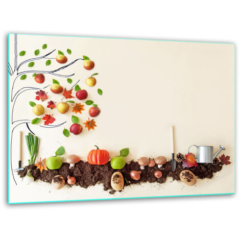Soporte de tabla de corte de vidrio 40x30 vegetales