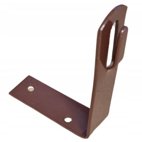 Soporte de techo angular para cable de protección contra rayos H -70 mm. ZZ MARRÓN