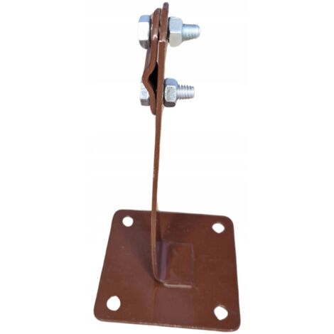 Soporte de techo con placa para cable H -130 mm. ZS MARRÓN