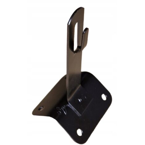 Soporte de techo para cable de protección contra rayos de hastial de 70 mm. ZZ NEGRO