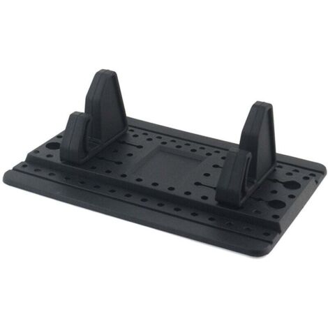 Soporte de teléfono de silicona para coche KZQ con alfombrilla antideslizante, compatible con GPS/GSM, universal: iPhone 14/13/12/11, Samsung Galaxy A/S21 FE, Huawei Nova