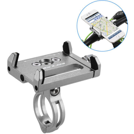 Soporte de teléfono para bicicleta de aluminio ajustable