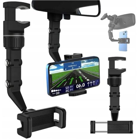 Soporte de teléfono para espejo retrovisor de coche XJ4700