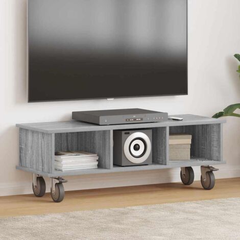 Soporte de TV Gris  100 x 35 x 35 cm Madera de ingeniería