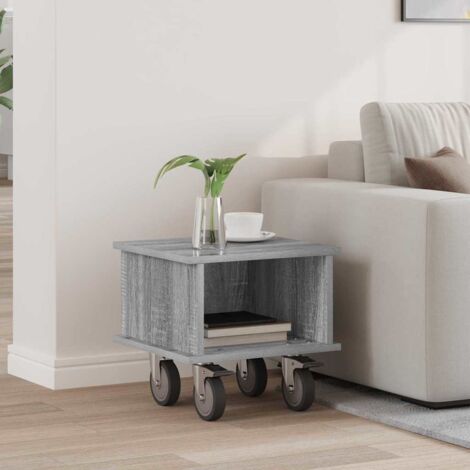 Soporte de TV Gris 37 x 35 x 35 cm Madera de ingeniería