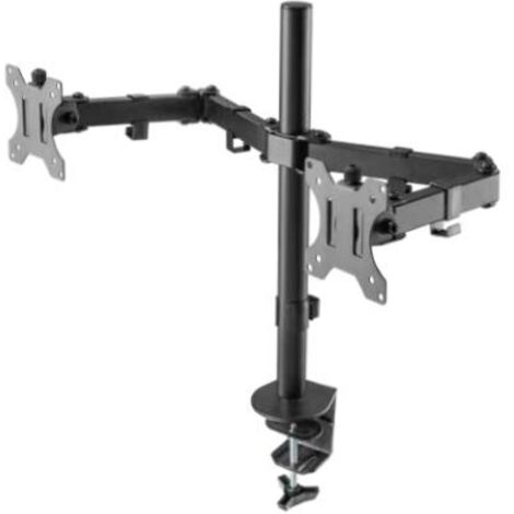 Soporte de TV / Monitor con Doble Brazo Articulado 13 - 32  Negro   IluminaShop