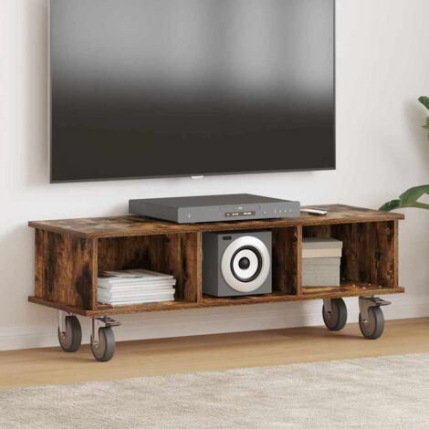 Soporte de TV Roble ahumado 100 x 35 x 35 cm