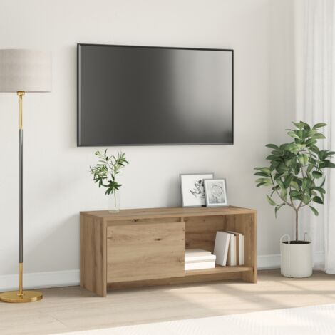 Soporte de TV Roble artisan 90 x 35 x 40 cm