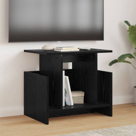 Soporte de TV Roble Negro 50 x 35 x 45 cm Madera de ingeniería