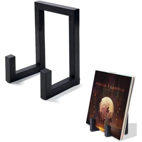 Soporte de vinilo de pared, estante para discos de vinilo de pared, colgador de discos de vinilo de pared, marco para vinilo, soporte metálico para discos de vinilo, fotos, exhibición y almacenamiento