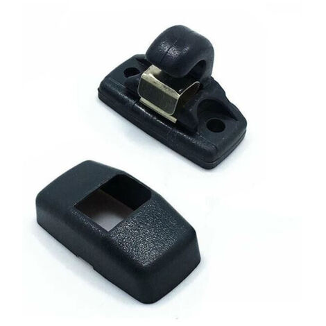 Soporte de visera para Volkswagen, Skoda, Seat en color negro.