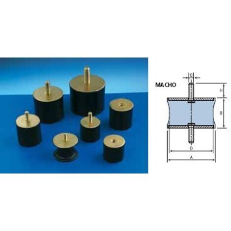 SOPORTE DIABOLO MACHO M-10 - 40X28MM