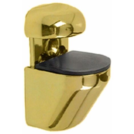 soporte estante regulable mini para cristal acabado oro acabado oro