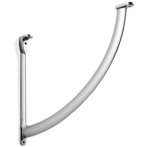 SOPORTE ESTANTE ZAMAK MODELO GIANO ACABADO GRIS, NEGRO