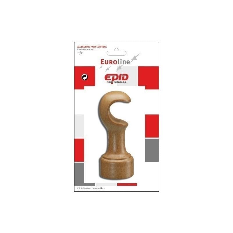 

Soporte Barra Cortina 29Mm Frontal Madera Nat - Epid