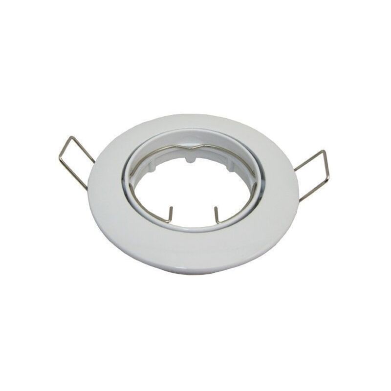 

Arum Lighting - Soporte giratorio blanco para spot GU10 empotrable D82