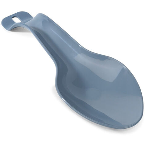 Soporte gris para cucharón y cuchara