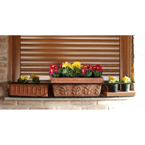 SOPORTE JARDINERA CLASICO NEGRO