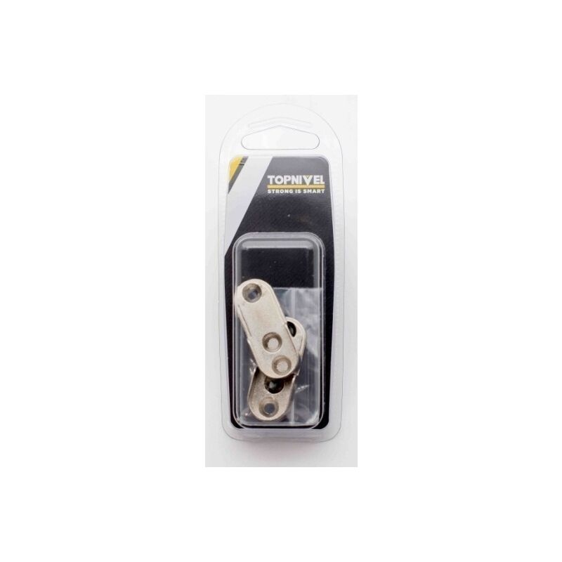 

Soporte Barra Armario Lateral 15Mm Oval Zamak Niq 2 Pz - Nivel