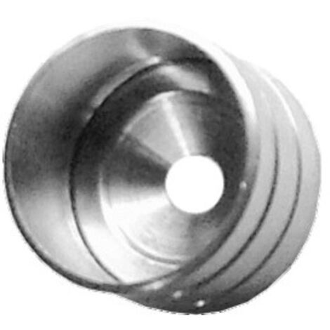 SOPORTE LATERAL PARA TUBO DE ARMARIO REDONDO 19MM NIQUEL - 70191