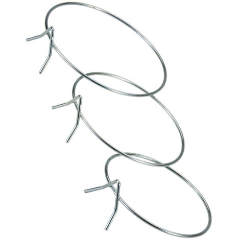Soporte Maceta Pared Zincado 14 cms