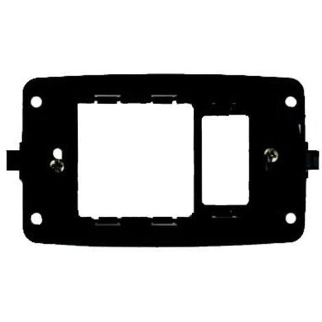 Soporte maestro 2 módulos + 1 plaza schuko MST00376