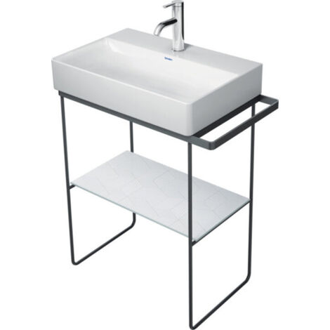 Soporte metálico DURASQUARE para suelo, regulable en altura + 50 mm f WT 235660 sw ma