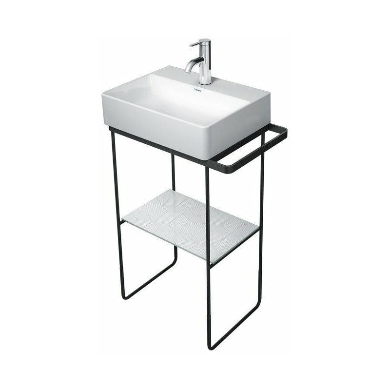 

Duravit - Soporte metálico DURASQUARE para suelo, regulable en altura + 50mm f HWB 073245 sw ma