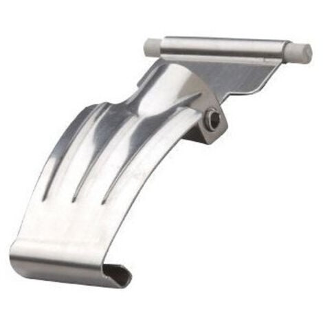 BEMKO Soporte metálico para luminaria LED impermeable OHB - Montaje robusto - Instalación sencilla - acero inoxidable