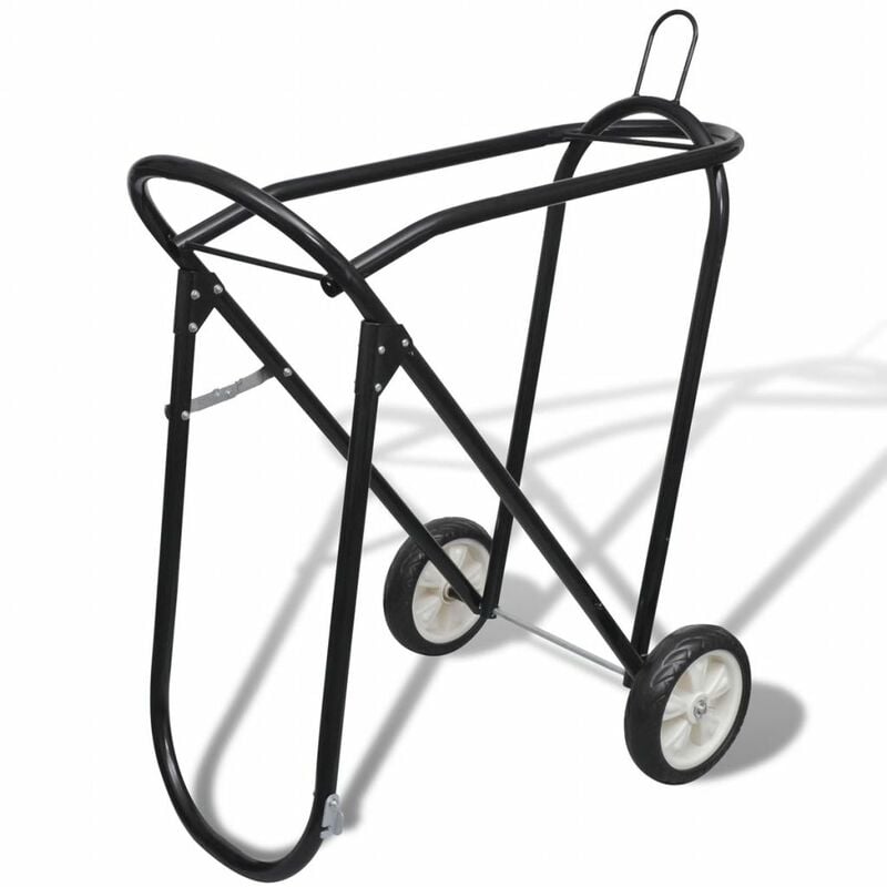 

Soporte metalico y plegable para silla de montar a caballo