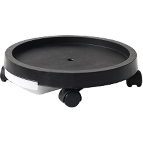 Soporte móvil para plantas con ruedas – diámetro 24 cm/29 cm/34 cm – Soporte decorativo móvil para jardines interiores y exteriores