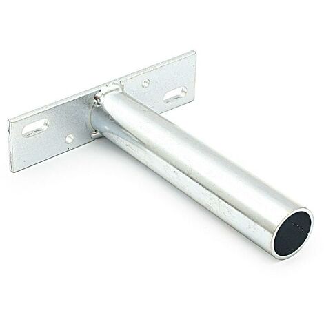 soporte oculto saurus 120x30x4 tubo ø25  con inclinacion de 2.5º hacia arriba