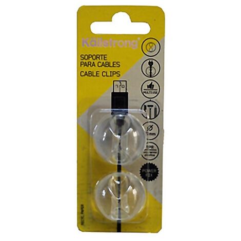SOPORTE P/CABLE TRANSPARENTE