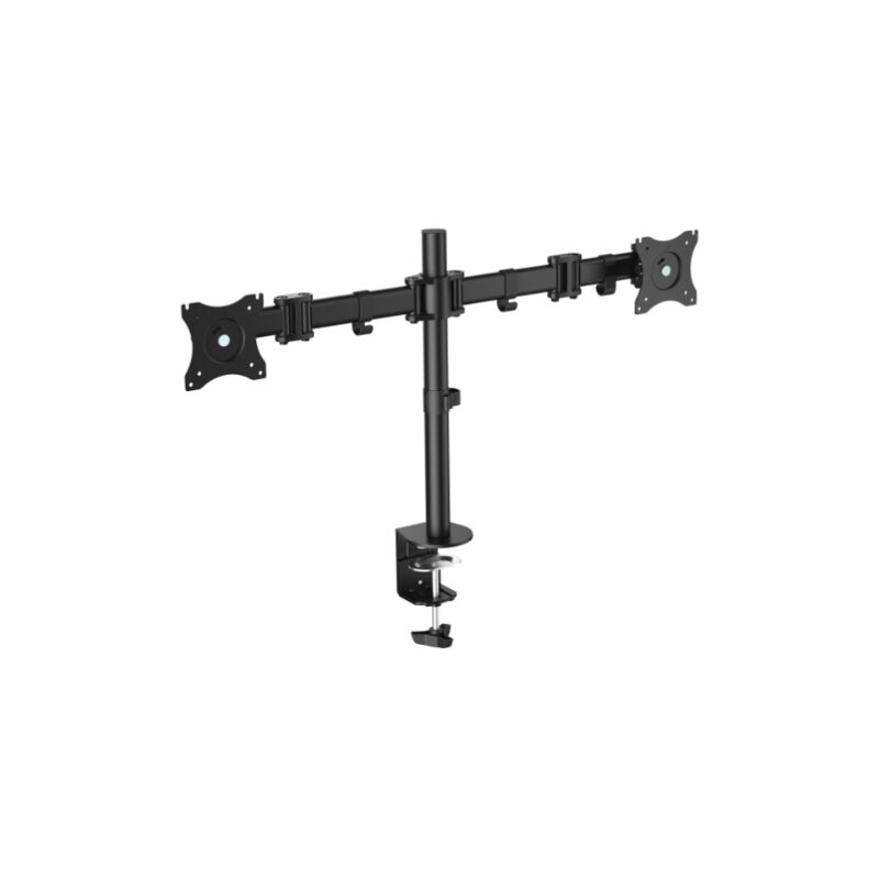 

Soporte pantalla para mesa dos brazos 2 pantallas 13-27 de brazo inclinable y giratorio 360º max. vesa 100x100 hata 8kg