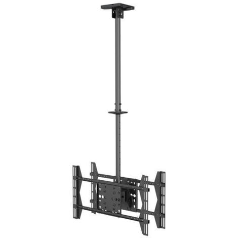 SOPORTE PANTALLA PROFESIONAL DE TECHO EQUIP 2 PANTALLAS  32-65 INCLINABLE MAX. 50KGS