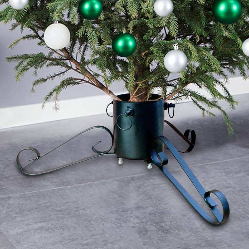 

Soporte para árbol de Navidad verde 58x58x21 cm