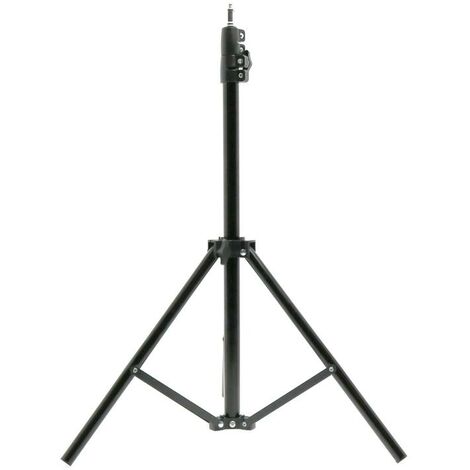 Soporte Para Aro / Anillo de Luz LED  Negro   IluminaShop