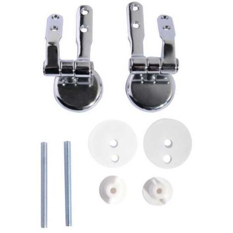 Soporte para asiento de WC de madera, 2 piezas
