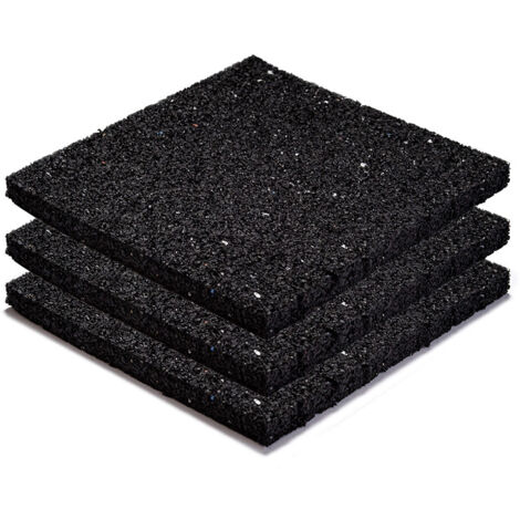 Soporte para baldosas de caucho 200x200x10mm - por 30 piezas
