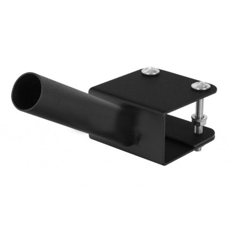 SOPORTE PARA BANDERA DE BALCÓN 170X70 UN BRAZO RECTO NEGRO - UCH FL 1G17C