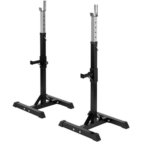 Estante para sentadillas con soporte para pesas Creed - Squat rack, soporte  ajustable para sentadillas, soporte para